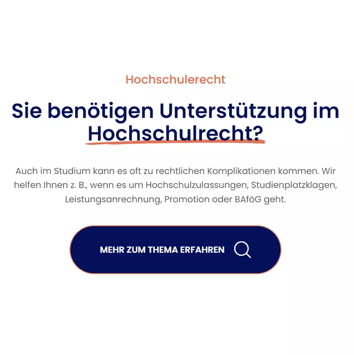 Hochschulrecht Fachanwalt in der Nähe von  Schleswig-Holstein
