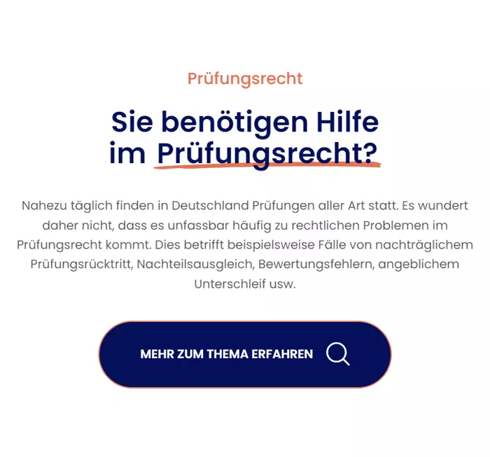 Pruefungsrecht Rechtsanwalt 